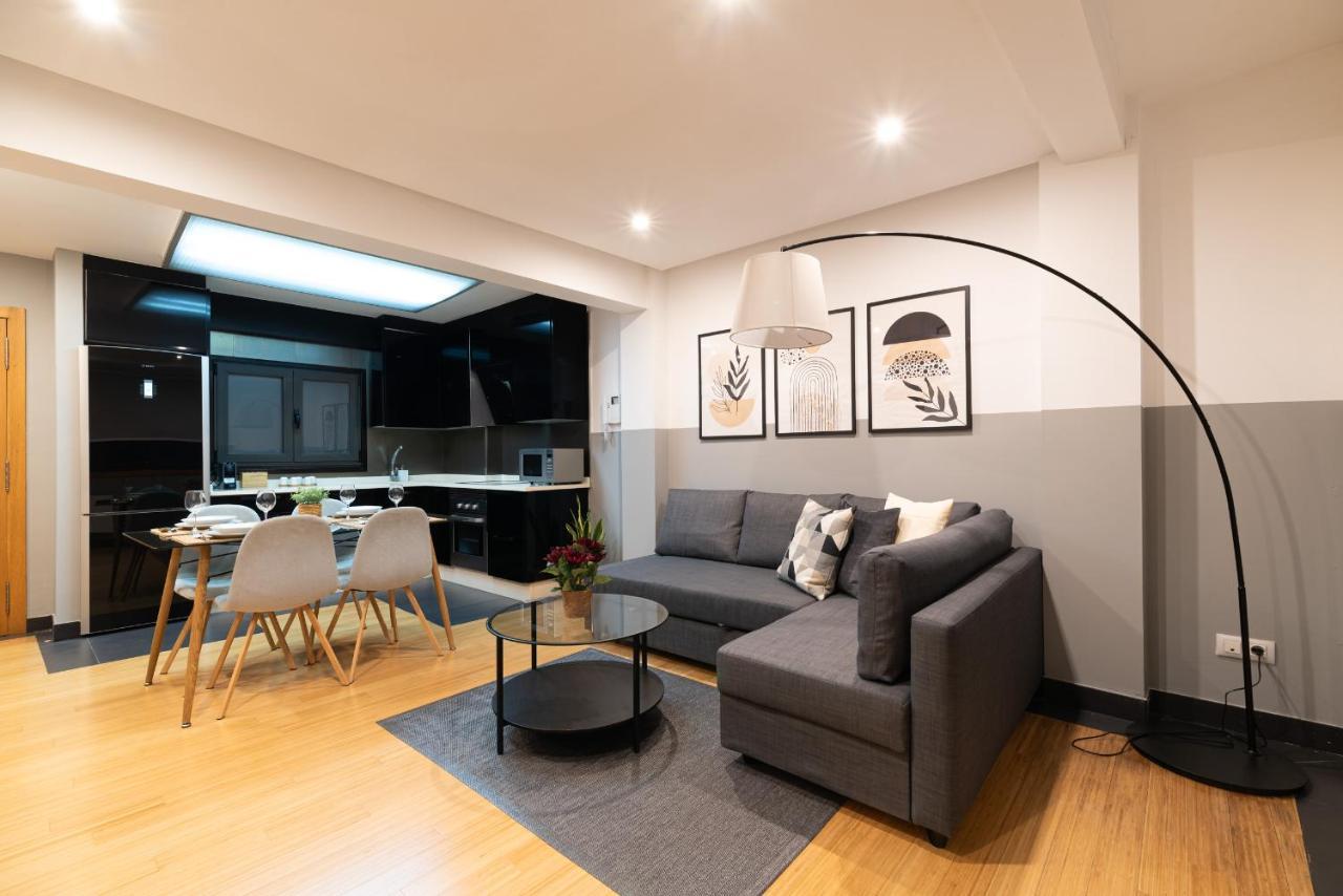 Elegante Atico Duplex Leilighet Vigo Eksteriør bilde